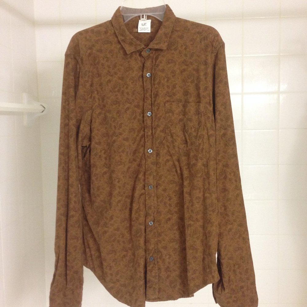 C.P. Company Corduroy Paisley Shirt Medium